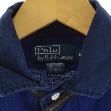 ラルフローレン Ralph Lauren POLO by Ralph Lauren ナンバリングワッペン 半袖 ラガーシャツ メンズM /eaa134181 【中古】 【210301】【SS2106】【SS2109】