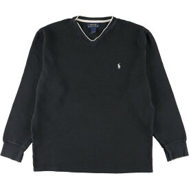 ラルフローレン Ralph Lauren Vネック サーマルロングTシャツ