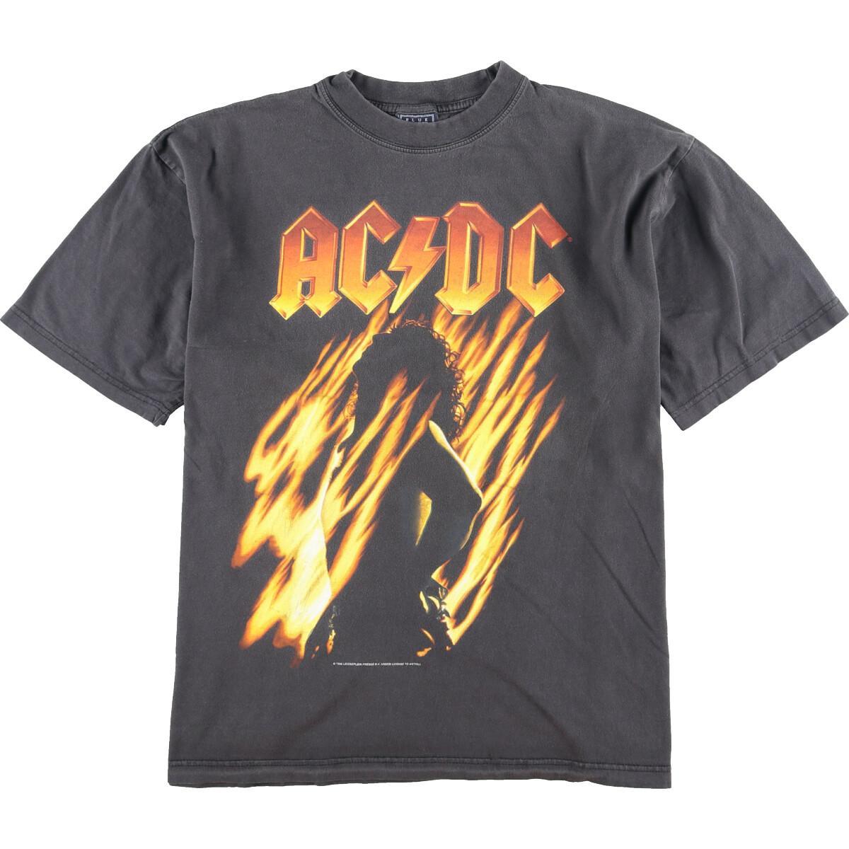 古着 90年代 BLUE THUNDER AC/DC エーシーディーシー LONG LIVE ROCK バンドTシャツ メンズXL ヴィンテージ  /eaa135301 【210305】【SVTG】【HNY22】【2buy2203】
