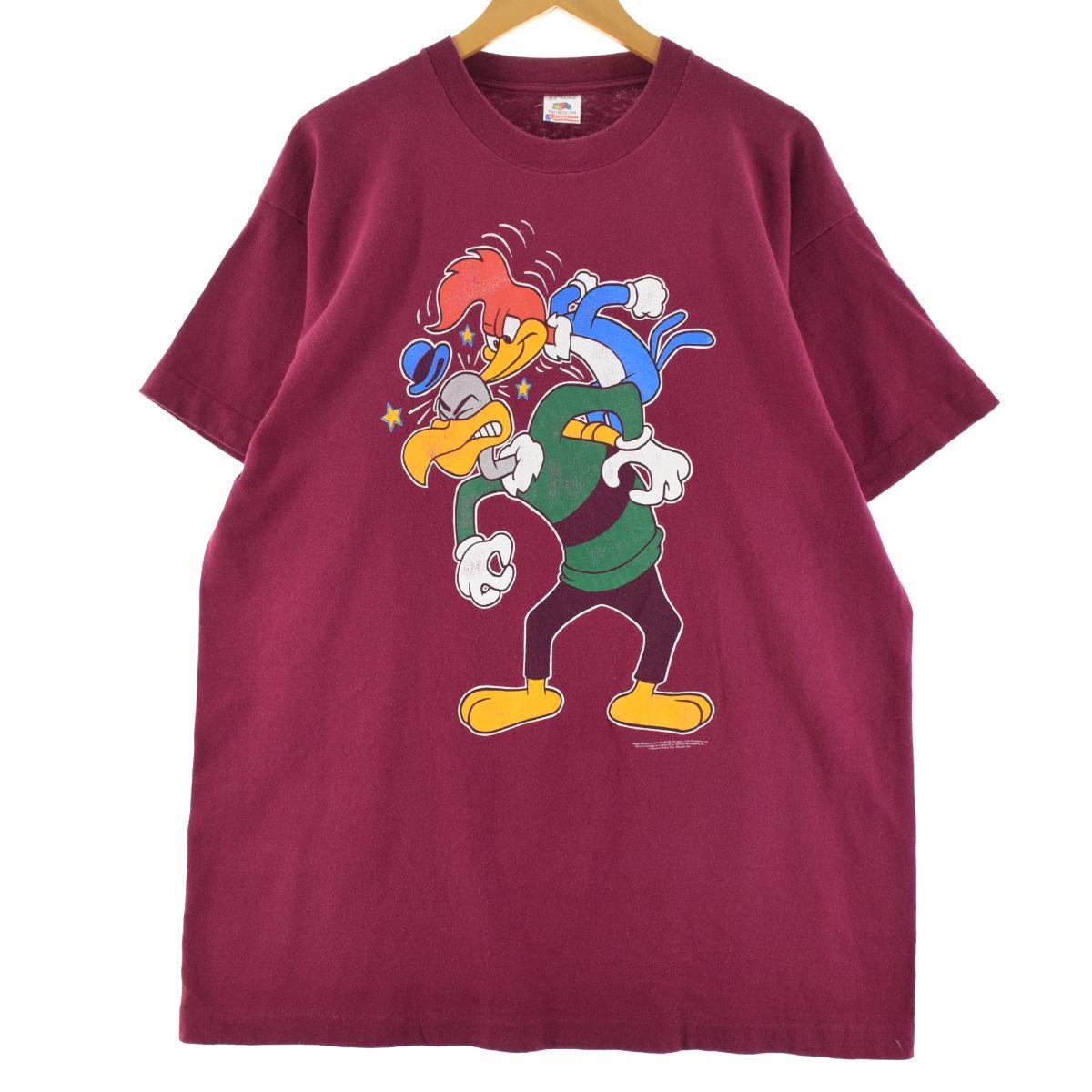 古着 90年代 Fruit Of The Loom ウッディウッドペッカー キャラクタープリントtシャツ Usa製 レディースxxl ヴィンテージ Eaa Ss2106 Ss2109 キャラクターtシャツ 古着屋jam ジャム