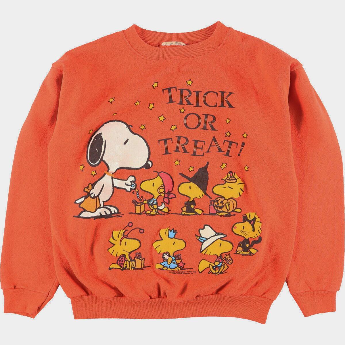 Snoopy スヌーピー ハロウィン柄 キャラクタースウェットシャツ トレーナー レディースl Eaa トレーナー 古着屋jam ジャム Snoopy スヌーピー ハロウィン柄 キャラクタースウェットシャツ トレーナー レディースl Eaa トレーナー 古着屋jam ジャム