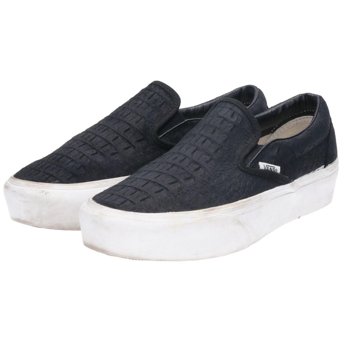 バンズ Vans Slip On 厚底 スリッポン スニーカー Us7 5 メンズ25 5cm Saa スニーカー 古着屋jam ジャム