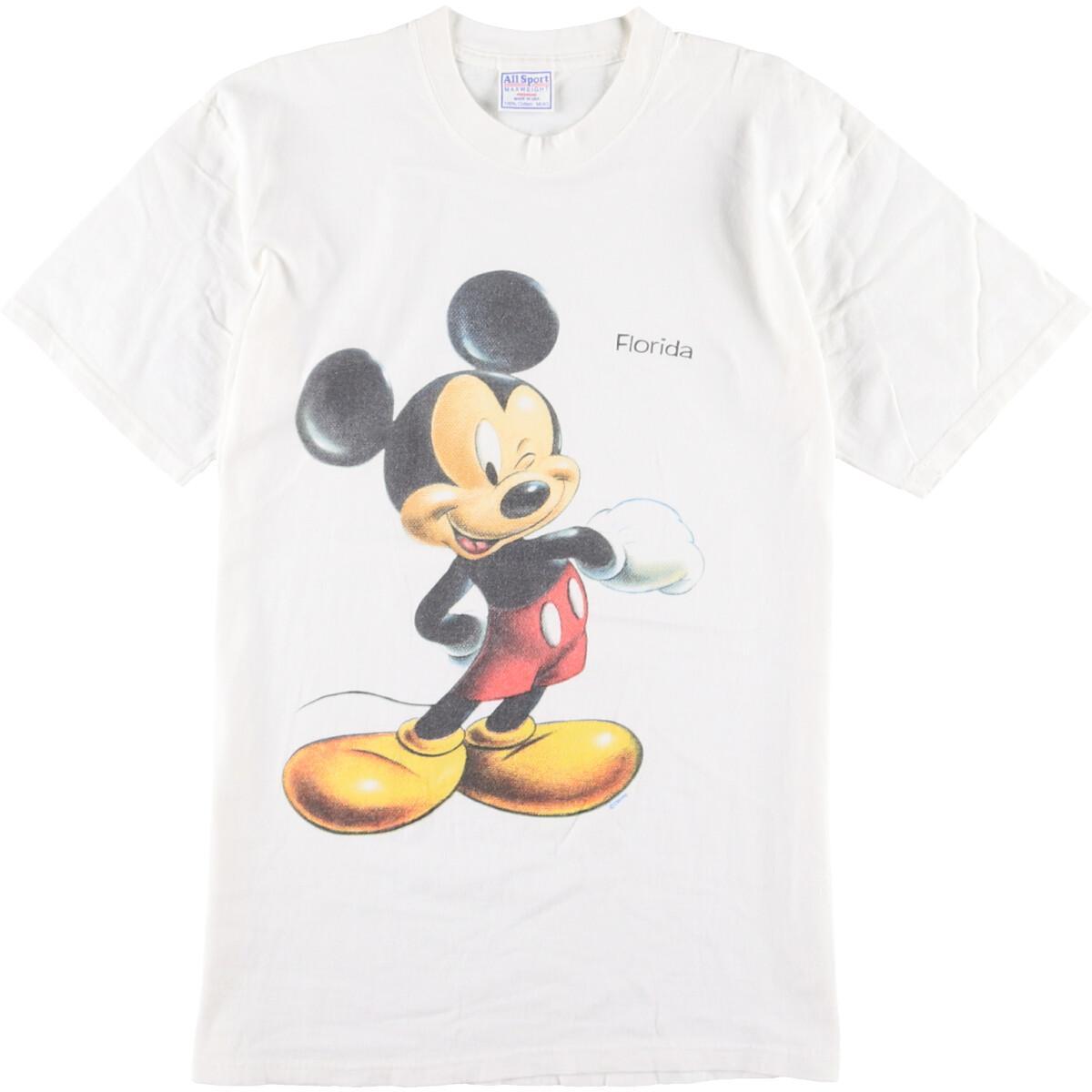 All Spor Mickey Mouse ミッキーマウス キャラクタープリントtシャツ Usa製 レディースxl Eaa Ss2106 キャラクターtシャツ 古着屋jam ジャム