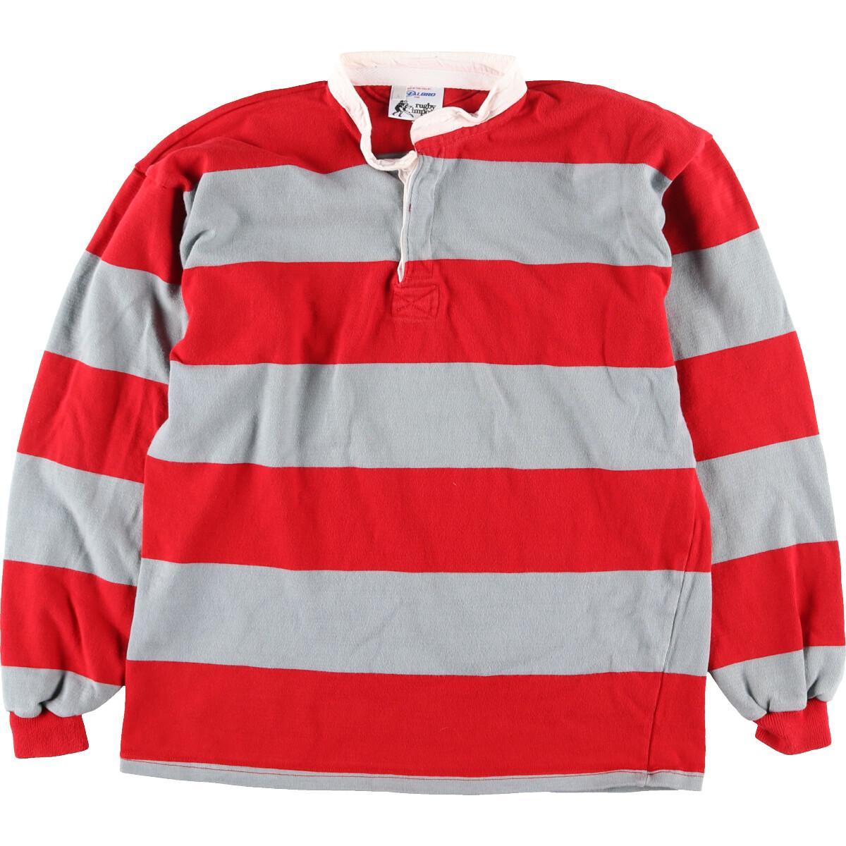 Rugby Imports ヘンリーネック ボーダー柄 長袖 ラガーシャツ メンズl Eaa 中古 Ss2109 ラガーシャツ 古着屋jam ジャム