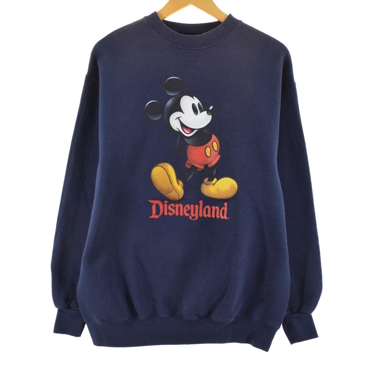 DISNEYland resort MICKEY MOUSE ミッキーマウス キャラクタースウェットシャツ トレーナー レディースL /eaa144859 【中古】 【210402】【SS2109】のサムネイル