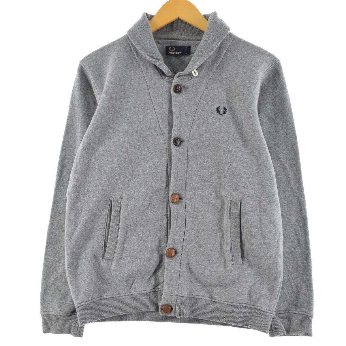 フレッドペリー Fred Perry スウェット カーディガン レディースl Eaa スウェット 古着屋jam ジャム