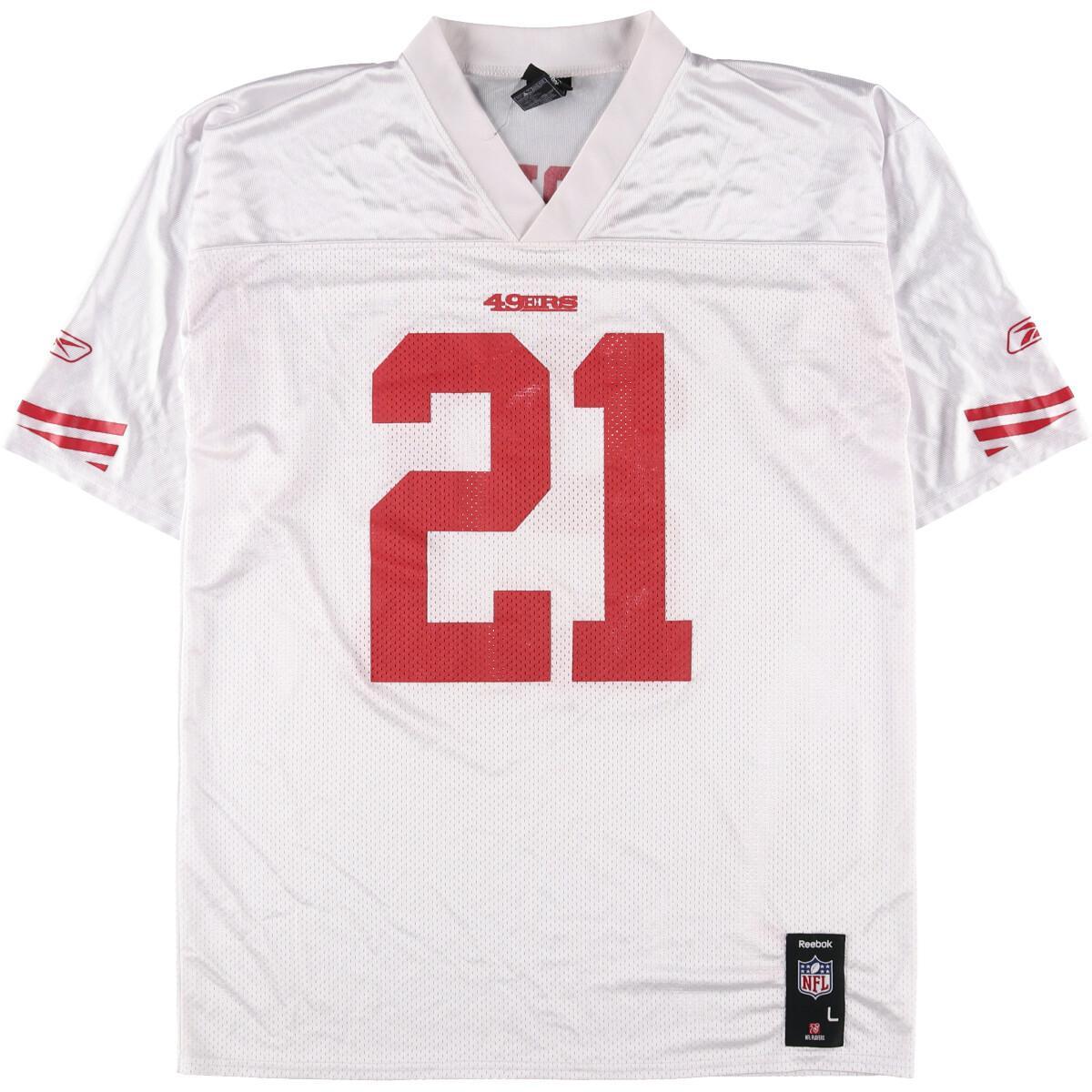 リーボック Reebok Nfl San Francisco 49ers サンフランシスコフォーティナイナーズ ゲームシャツ レプリカユニフォーム メンズl Eaa スポーツtシャツ 古着屋jam ジャム