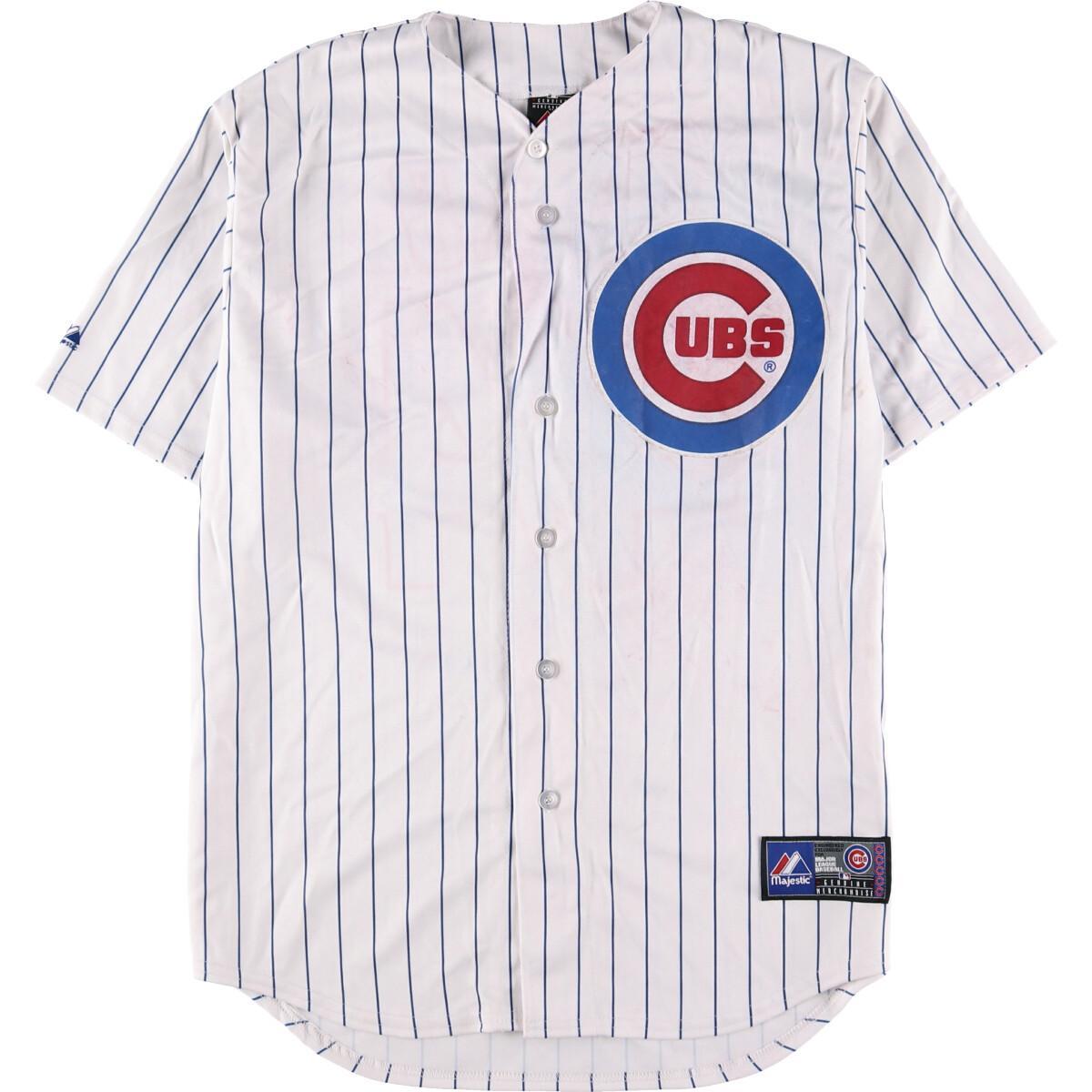 マジェスティック MAJESTIC MLB CHICAGO CUBS シカゴカブス ベースボールシャツ メンズL /eaa145587 【210404】