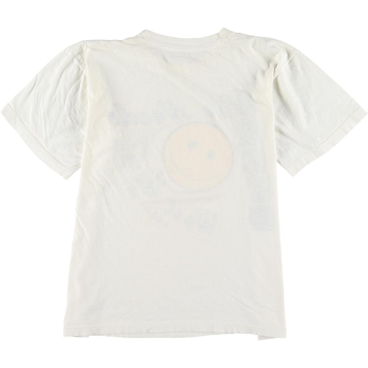 スマイル プリントTシャツ レディースXL /eaa148169 【中古】 【210412】