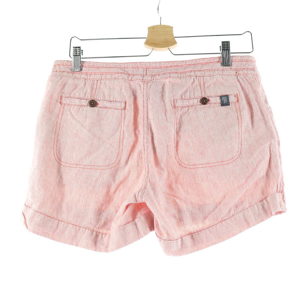 古着 ザノースフェイス THE NORTH FACE ストライプ柄 コットンxリネンショーツ ショートパンツ レディースL~XL /eaa148684 【210417】【SS2109】