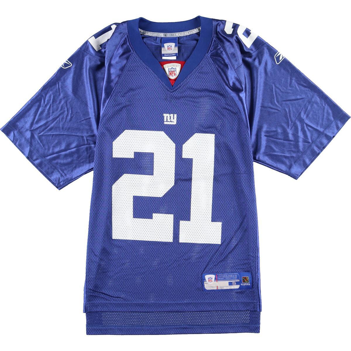 古着 リーボック Reebok NFL NEW YORK GIANTS ニューヨークジャイアンツ ゲームシャツ レプリカユニフォーム メンズM /eaa151880 【210419】【SS2109】【HNY22】のサムネイル