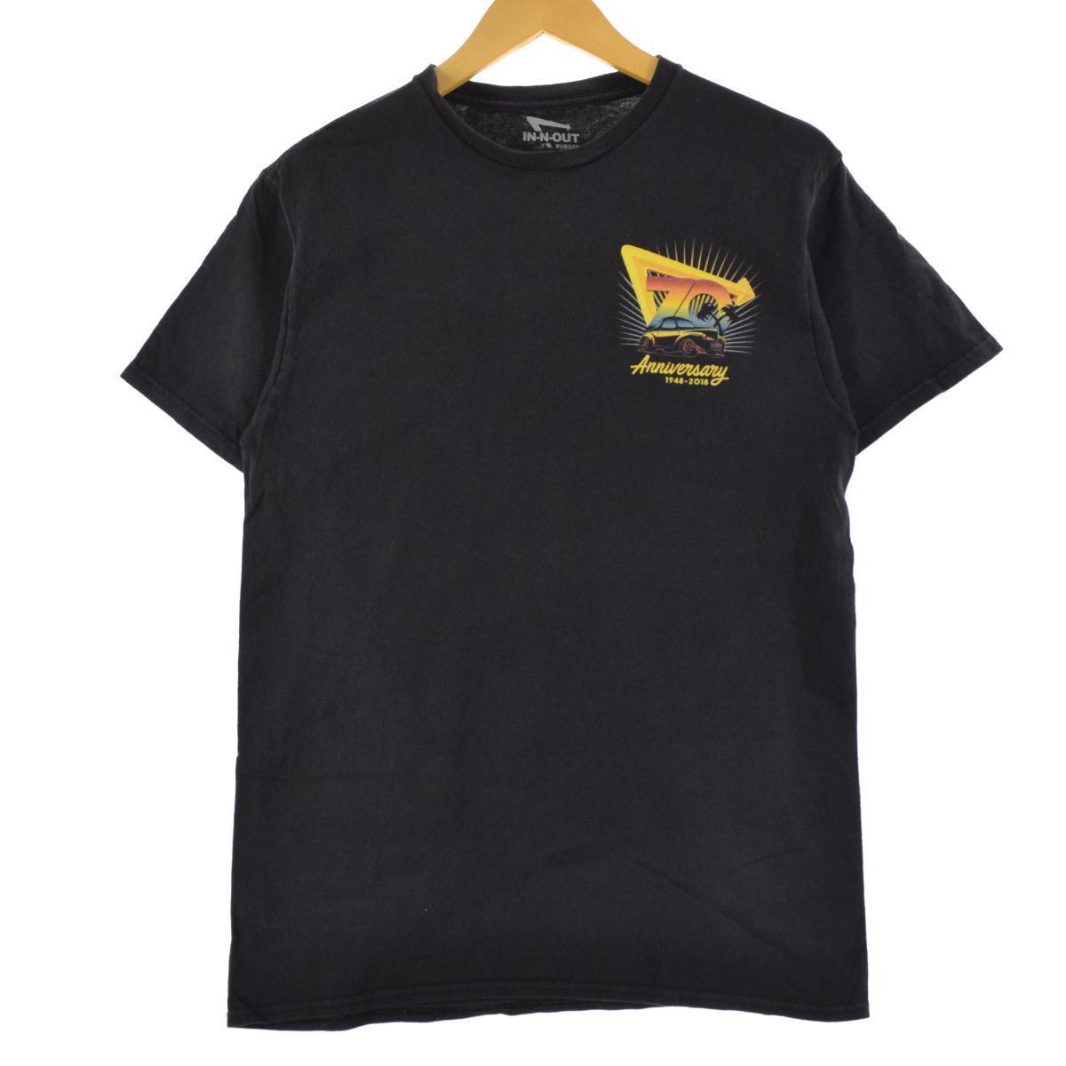 インアンドアウトバーガー In N Out Burger Anniversary 1948 18 両面プリント アドバタイジングtシャツ メンズm Eaa アドバタイジングtシャツ 古着屋jam ジャム