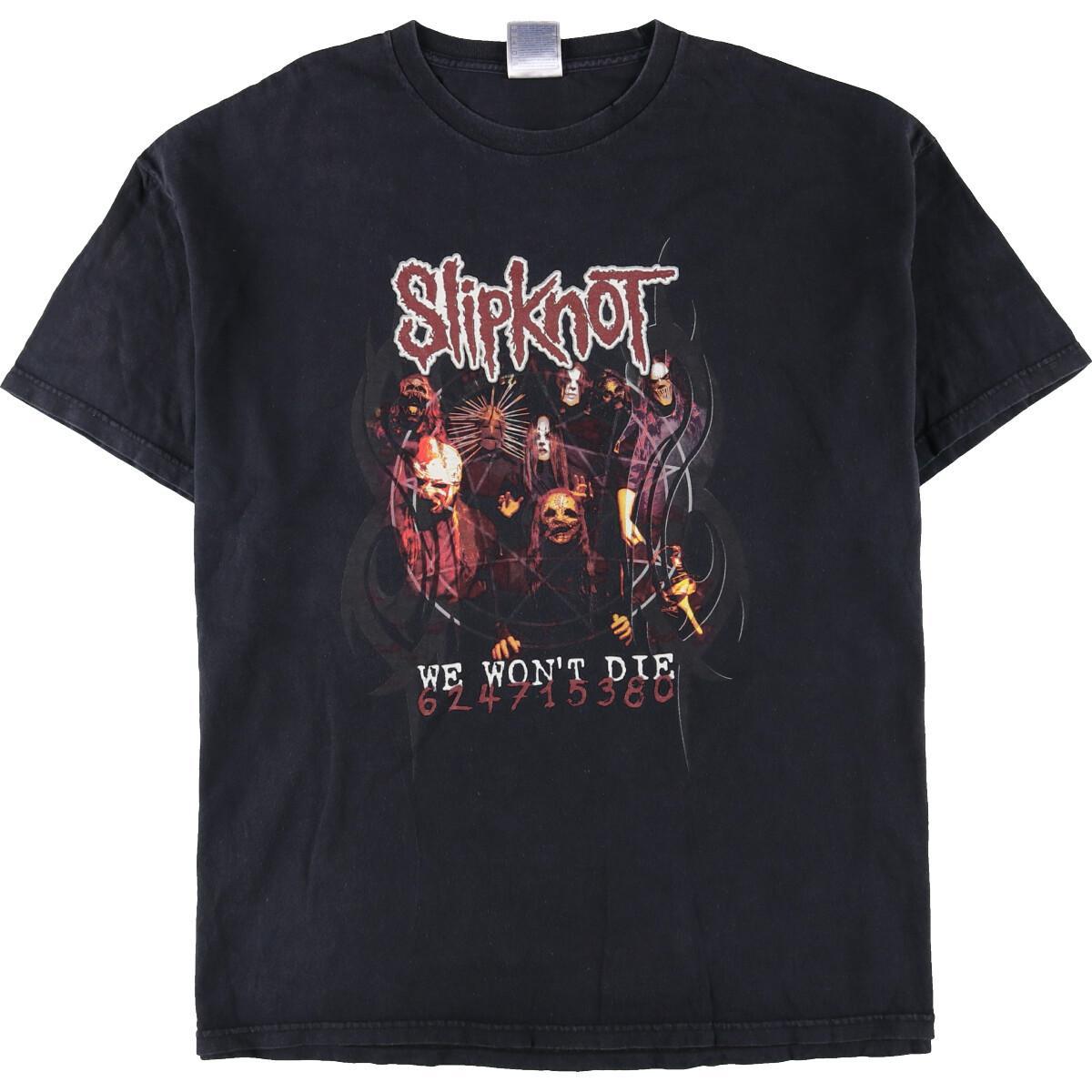 可愛いクリスマスツリーやギフトが！ Slipknot /eaa152556 メンズXXL バンドTシャツ スリップノット - Tシャツ -  labelians.fr