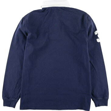ラルフローレン Ralph Lauren POLO by Ralph Lauren ナンバリング ビッグポニー 長袖 ラガーシャツ メンズXL /eaa155861 【中古】 【210424】