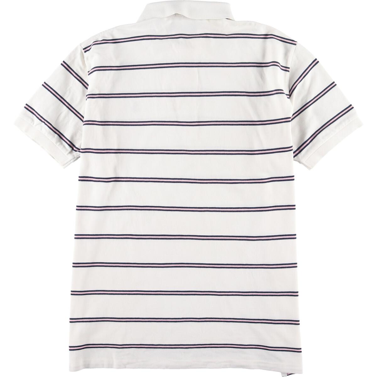 ラルフローレン Ralph Lauren POLO by Ralph Lauren 半袖 ボーダー ポロシャツ メンズXL /eaa151237 【中古】 【210425】