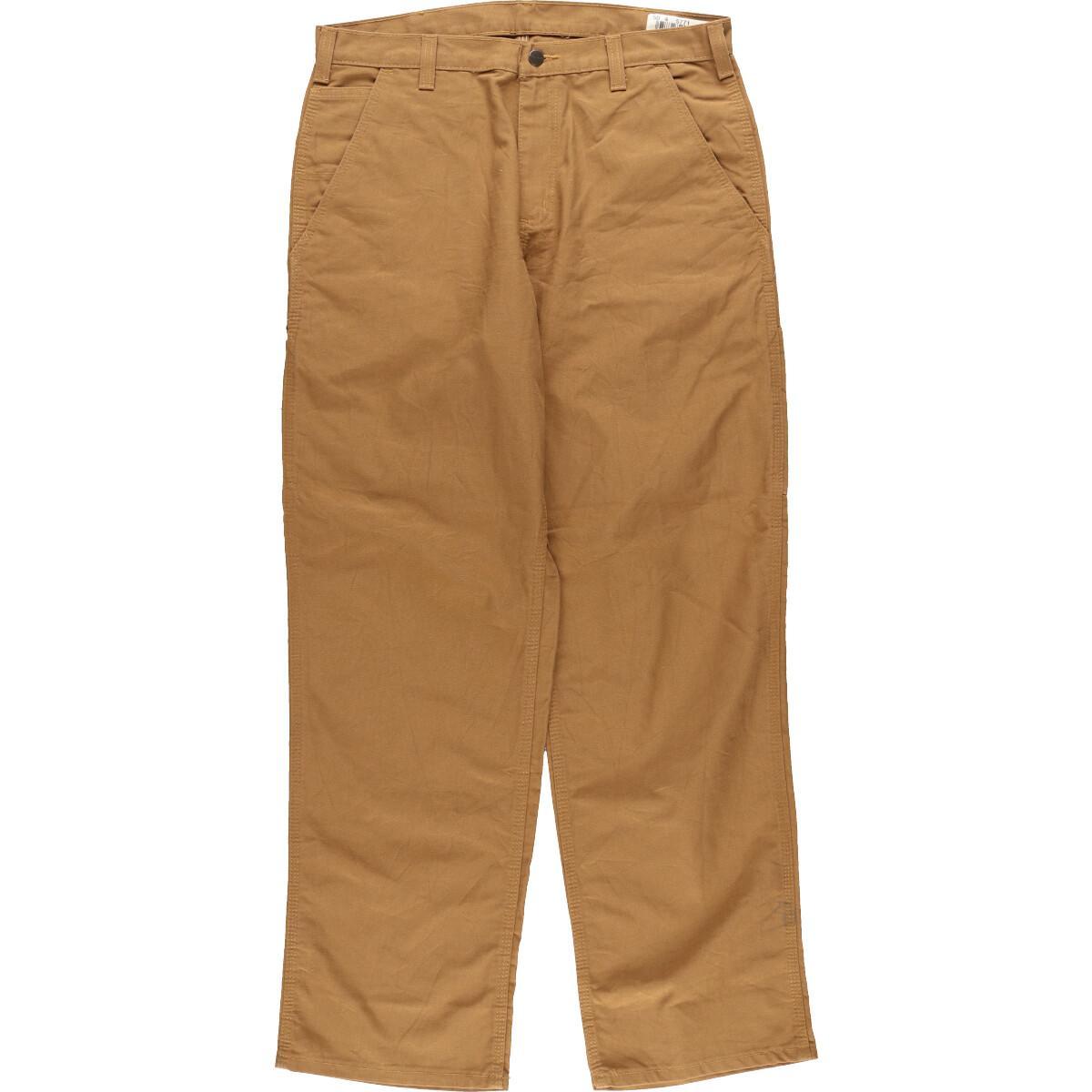 カーハート Carhartt Dungaree Fit ダック地 ペインターパンツ メンズw34 /eaa152963 【中古】 【210430】