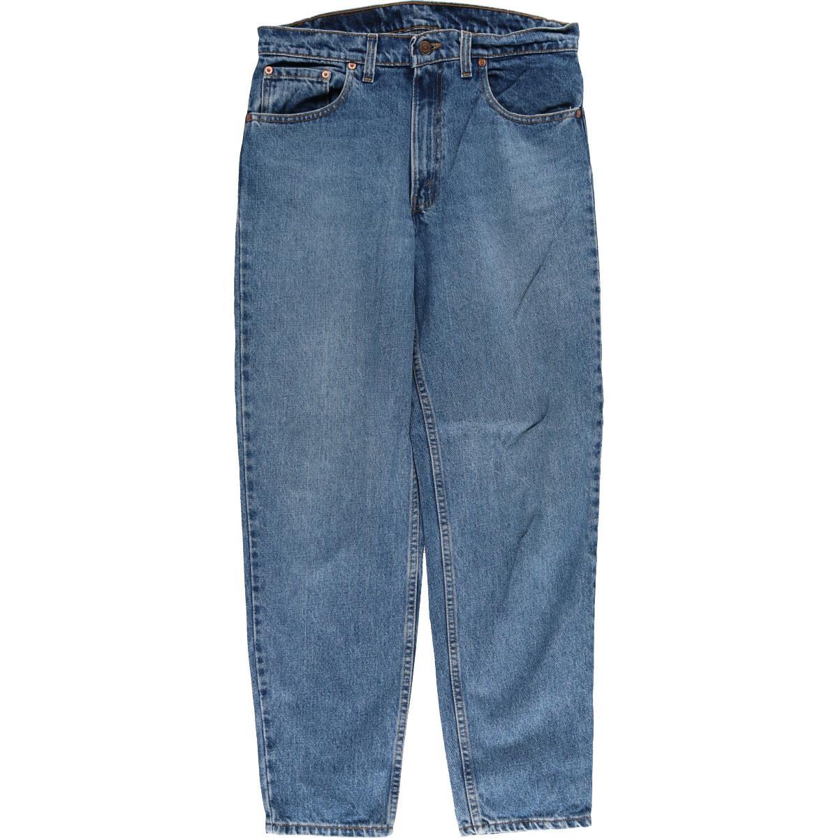 90年代 リーバイス Levi S 550 Relaxed Fit Tapered Leg テーパードジーンズ デニムパンツ Usa製 メンズw32 ヴィンテージ Eaa1544 スリム テーパードデニムパンツ 古着屋jam ジャム