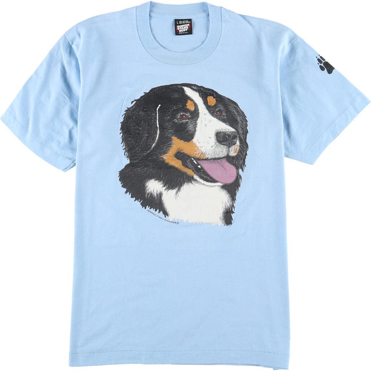 80年代 Screen Stars Best 犬柄 アニマルプリントtシャツ Usa製 レディースxl ヴィンテージ Eaa アニマルプリントtシャツ 古着屋jam ジャム