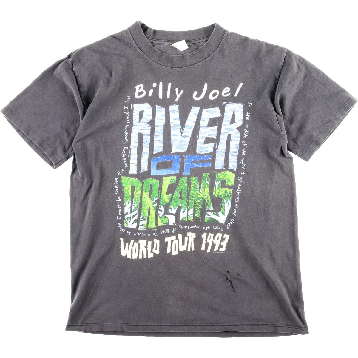 90年代 BILLY JOEL ビリージョエル RIVER OF DREAMS WORLD TOUR 1993 ツアー バンドTシャツ メンズL ヴィンテージ /eaa158513 【中古】 【210507】