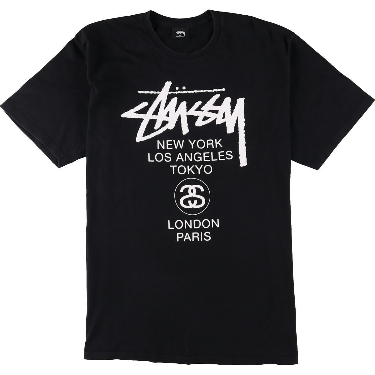 ステューシー STUSSY シャネルロゴ サーフ スケートTシャツ メンズL /eaa159927 【中古】 【210509】のサムネイル
