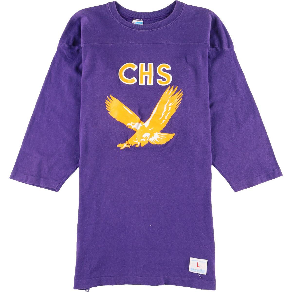 70年代 チャンピオン Champion バータグ カレッジ フットボールtシャツ Usa製 メンズm ヴィンテージ Eaa1599 スポーツtシャツ 古着屋jam ジャム