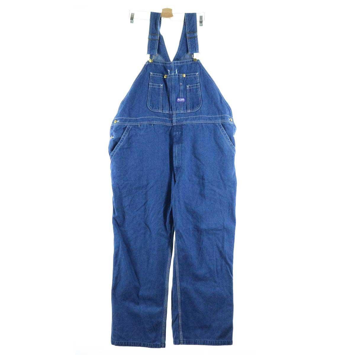 古着 ビッグサイズ ビッグスミス Big Smith デニムオーバーオール メンズw48 /eaa158942 【210510】【SS2112】【SS2201】【md2112】