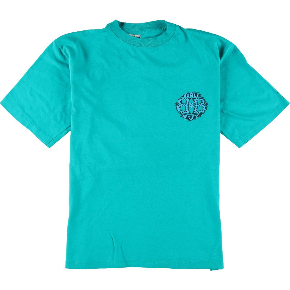 古着 80〜90年代 BUGLE BOY プリントTシャツ USA製 メンズL ヴィンテージ /eaa160562 【210513】【SS2109】【HNY22】【SS2203】【SS2206】【2buy2206】