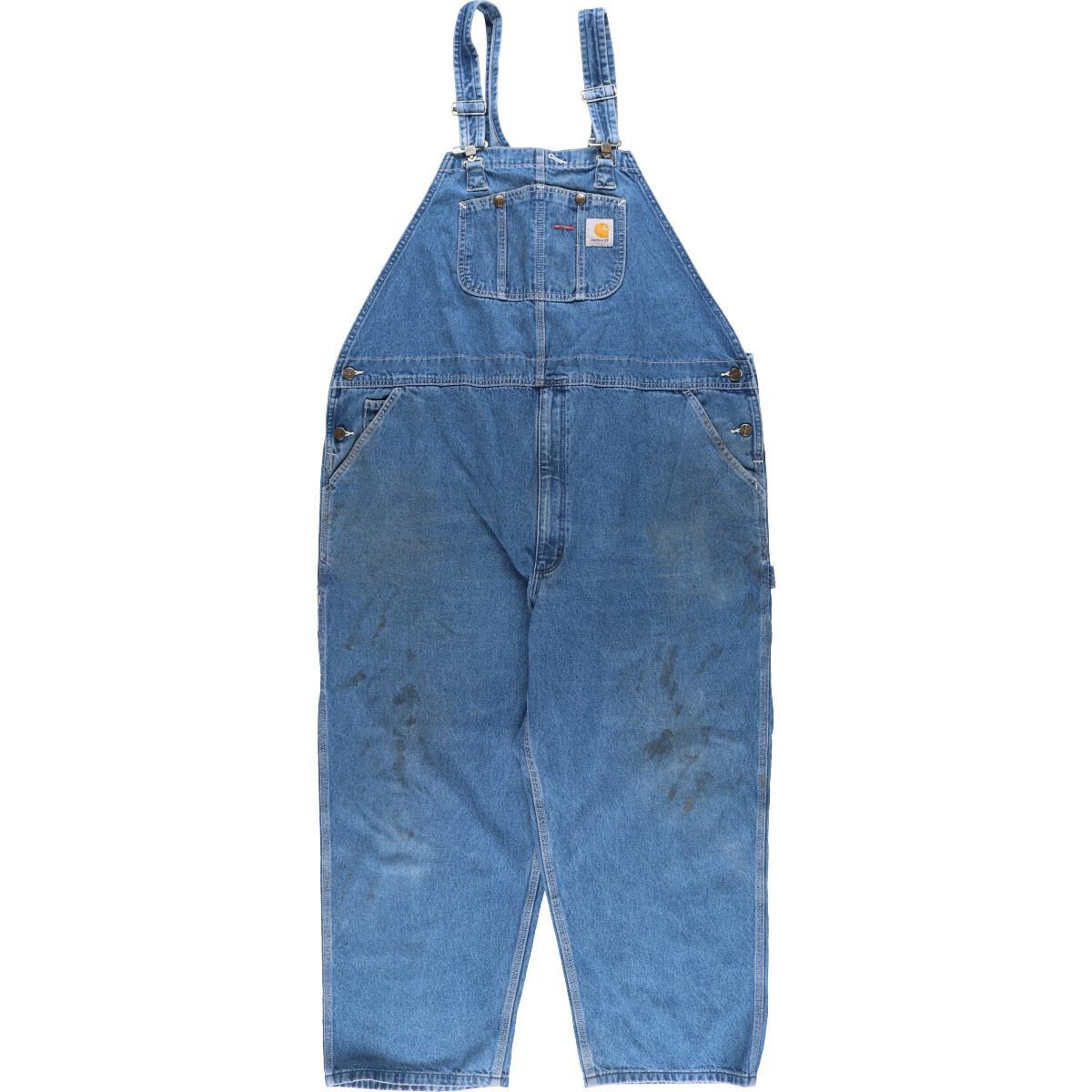ビッグサイズ カーハート Carhartt デニムオーバーオール メンズw48 /eaa160330 【中古】 【210515】
