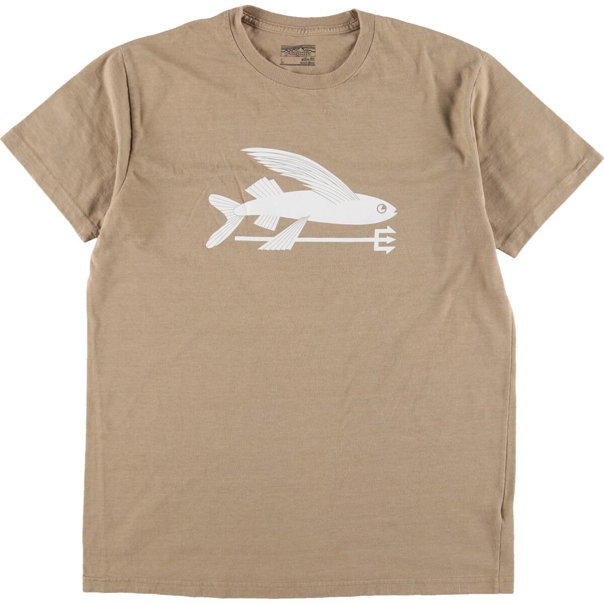 17年製 パタゴニア Patagonia Slim Fit 魚柄 半袖 プリントtシャツ メンズl Eaa ブランドtシャツ 古着屋jam ジャム