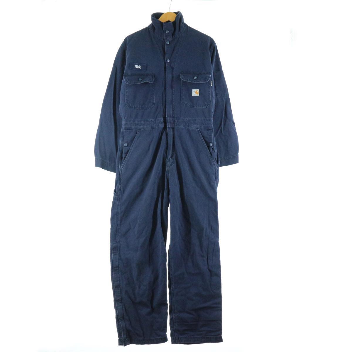 古着 カーハート Carhartt FRシリーズ 長袖 オールインワン つなぎ メンズM /eaa161021 【210515】【SS2112】