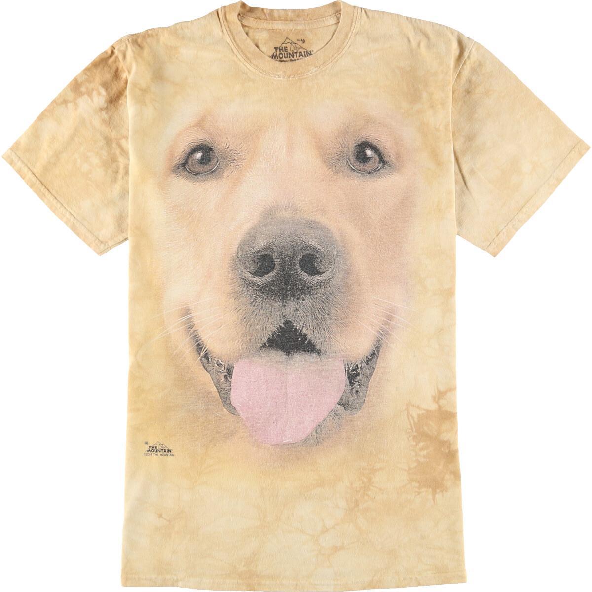 古着 The Mountain 犬柄 アニマルプリントtシャツ レディースl Eaa 2105 Ss2109 Hny22 Ss23 2buy23 アニマルプリントtシャツ 古着屋jam ジャム