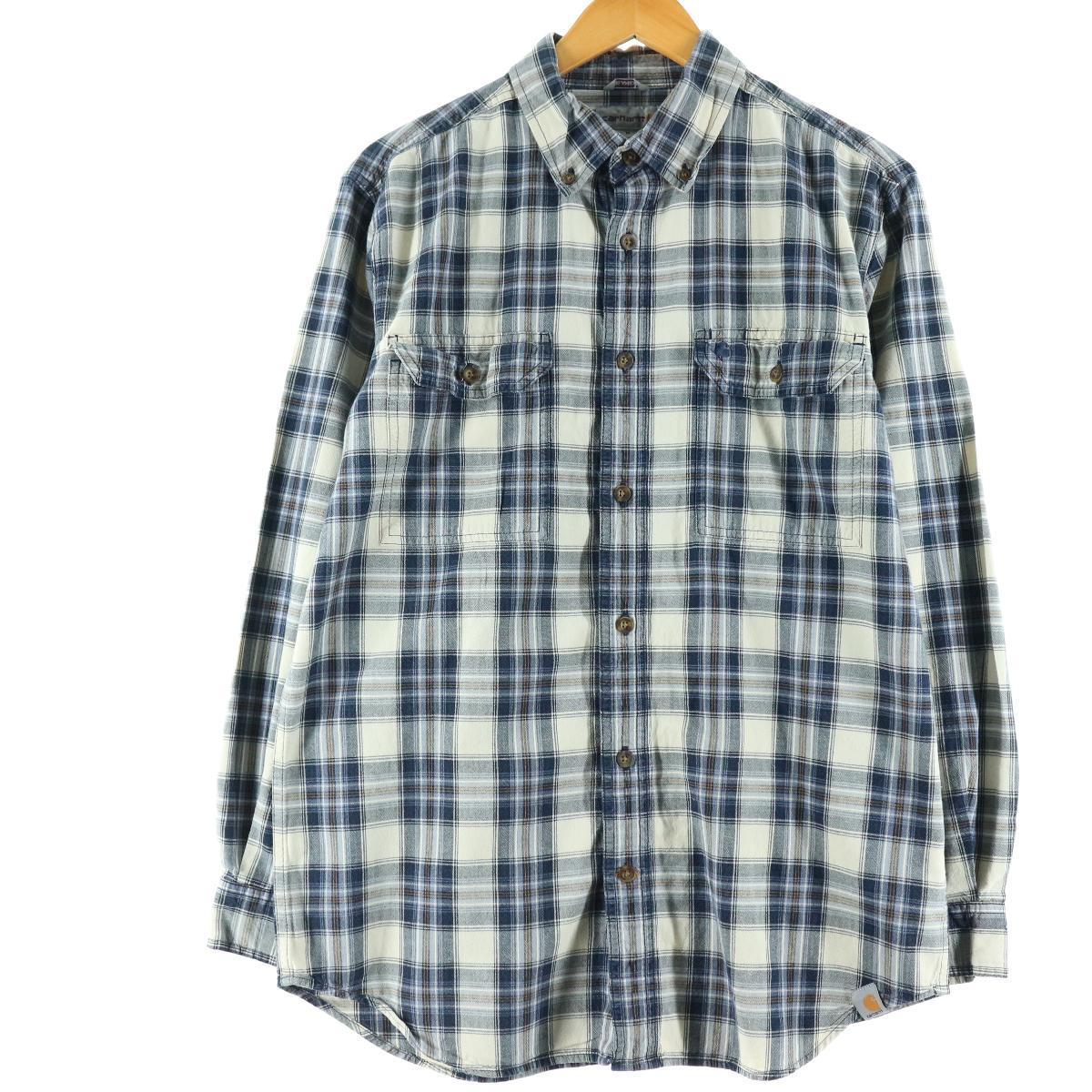 古着 カーハート Carhartt RELAXED FIT チェック柄 長袖 ボタンダウンチェックシャツ メンズM /eaa157366 【210521】【SS2109】【SS2112】【SS2201】【md2112】