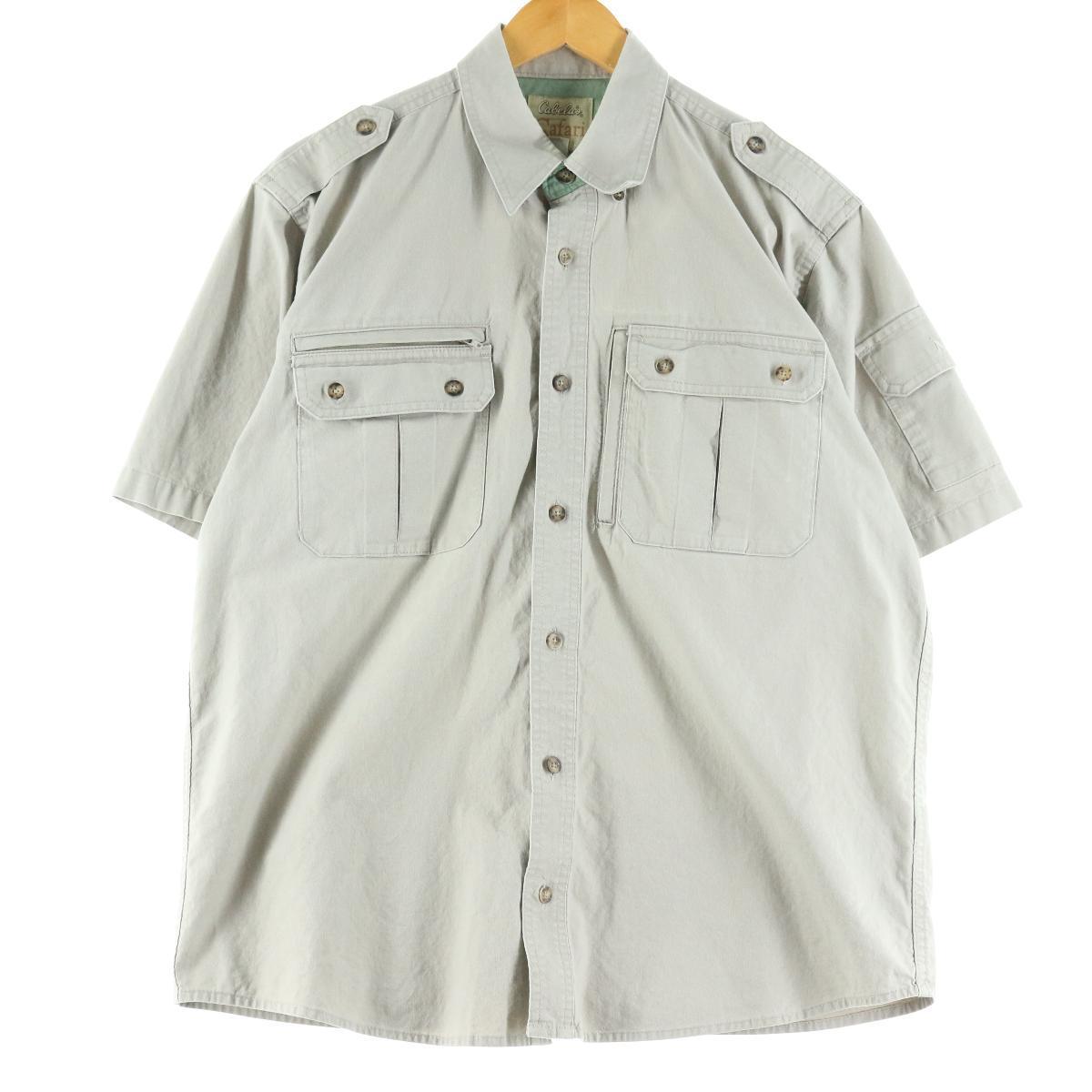 古着 Cabela S Safari Series 半袖 サファリシャツ メンズm Eaa Ss2109 半袖シャツ 古着屋jam ジャム