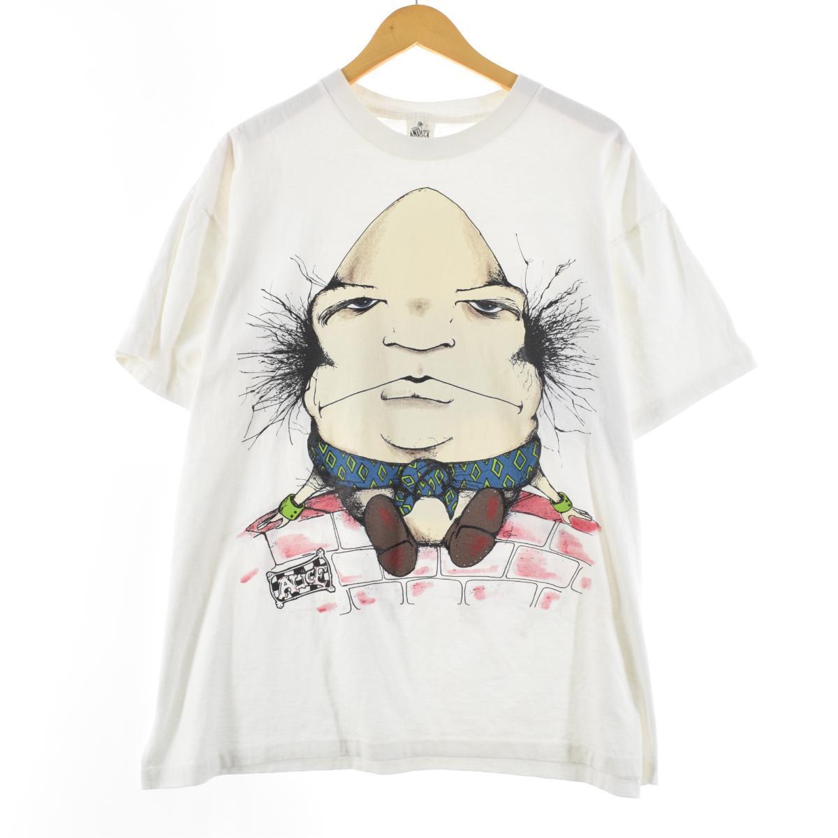 USA製 90s 不思議の国のアリス 鏡の国のアリス Tシャツ ビンテージ-