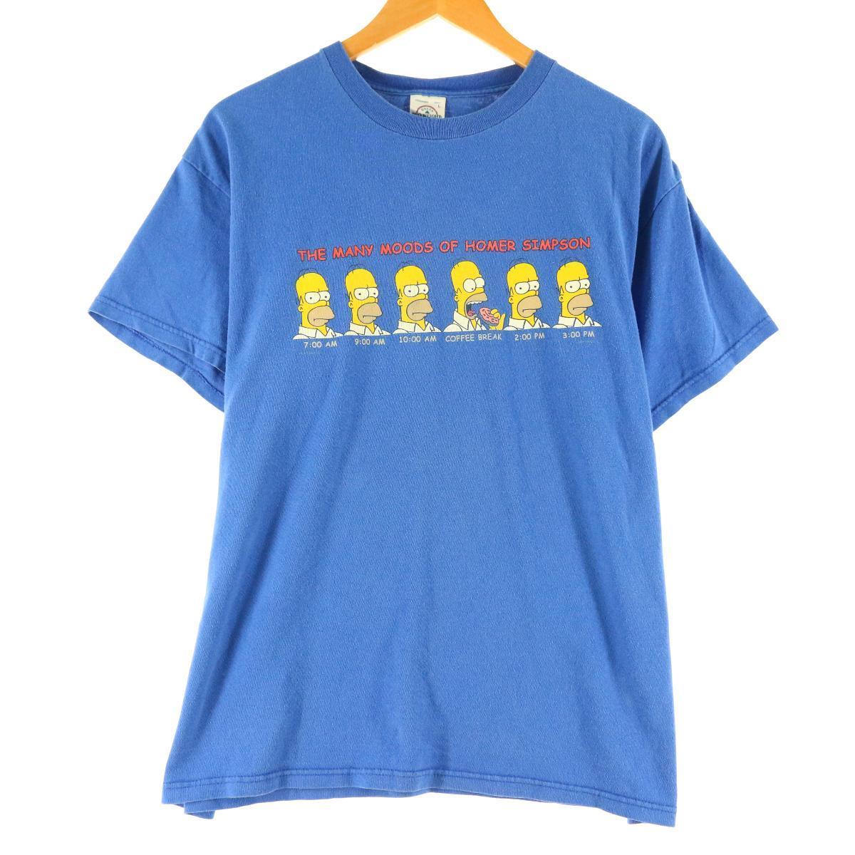 古着 Delta The Simpsons シンプソンズ キャラクタープリントtシャツ レディースxl Eaa Ss2109 キャラクターtシャツ 古着屋jam ジャム