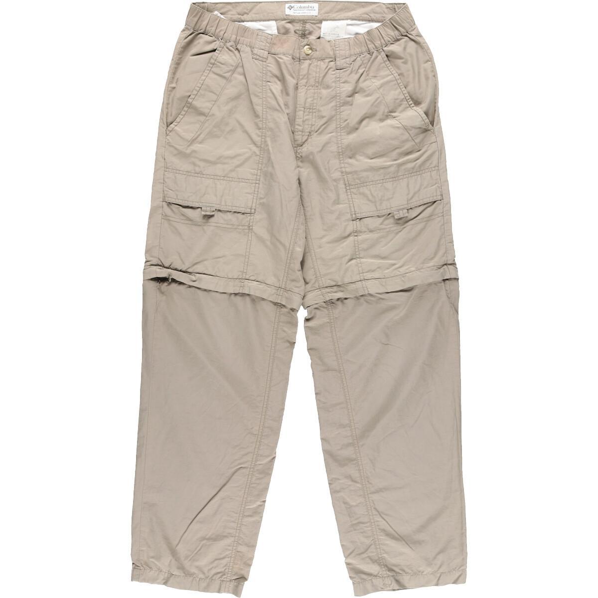古着 コロンビア Columbia 2way 膝下取り外し可能 クライミングパンツ メンズw34 Eaa1603 Ss2112 Hny22 Ss21 2buy23 クライミング アウトドアパンツ 古着屋jam ジャム