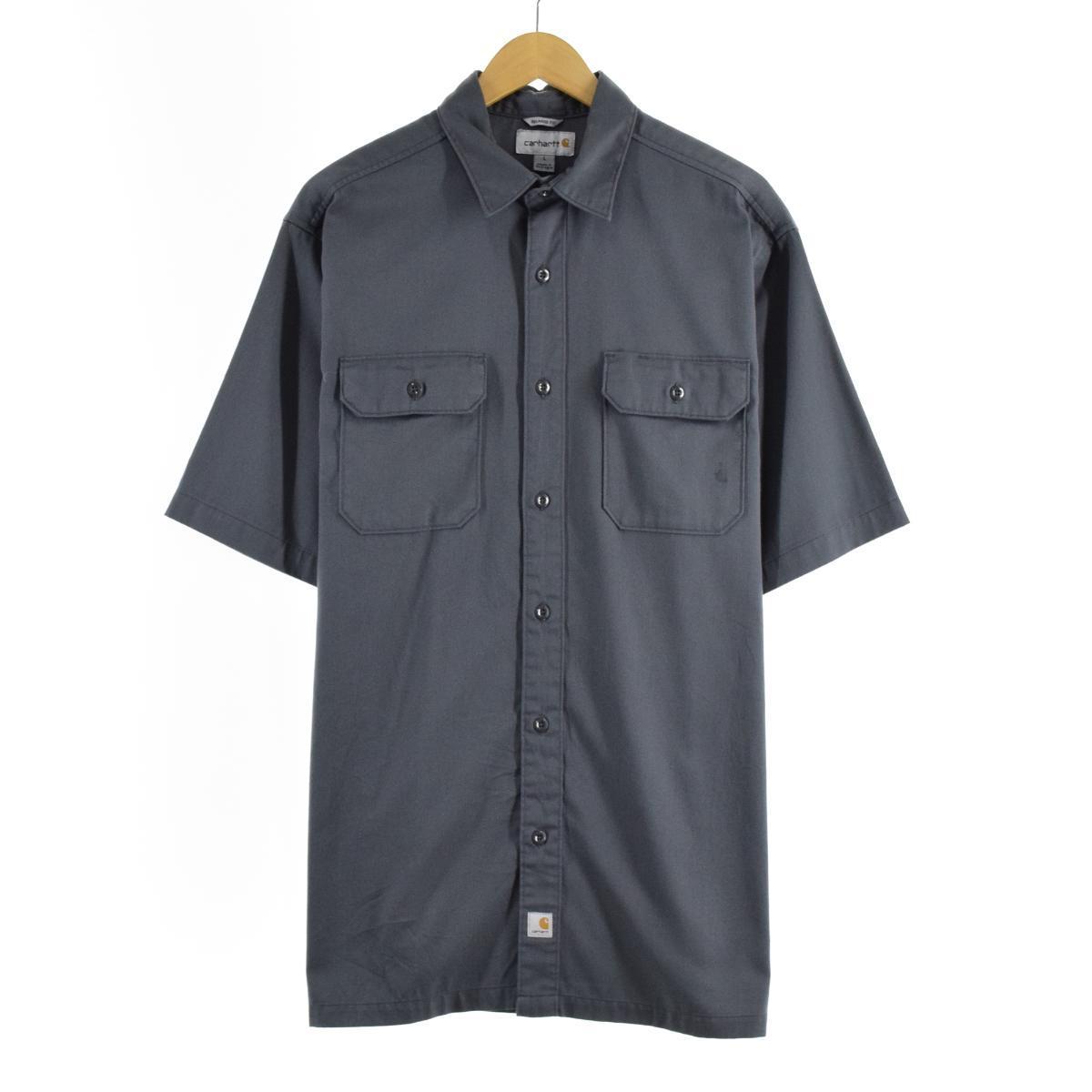 古着 カーハート Carhartt RELAXED FIT 半袖 ワークシャツ メンズL /eaa153570 【210529】【SS2109】【HNY22】【SS2203】【SS2206】【2buy2206】