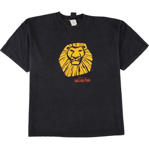 古着 ライオンキング THE LION KING キャラクタープリントTシャツ USA製 メンズXL レディースXXL /eaa165048