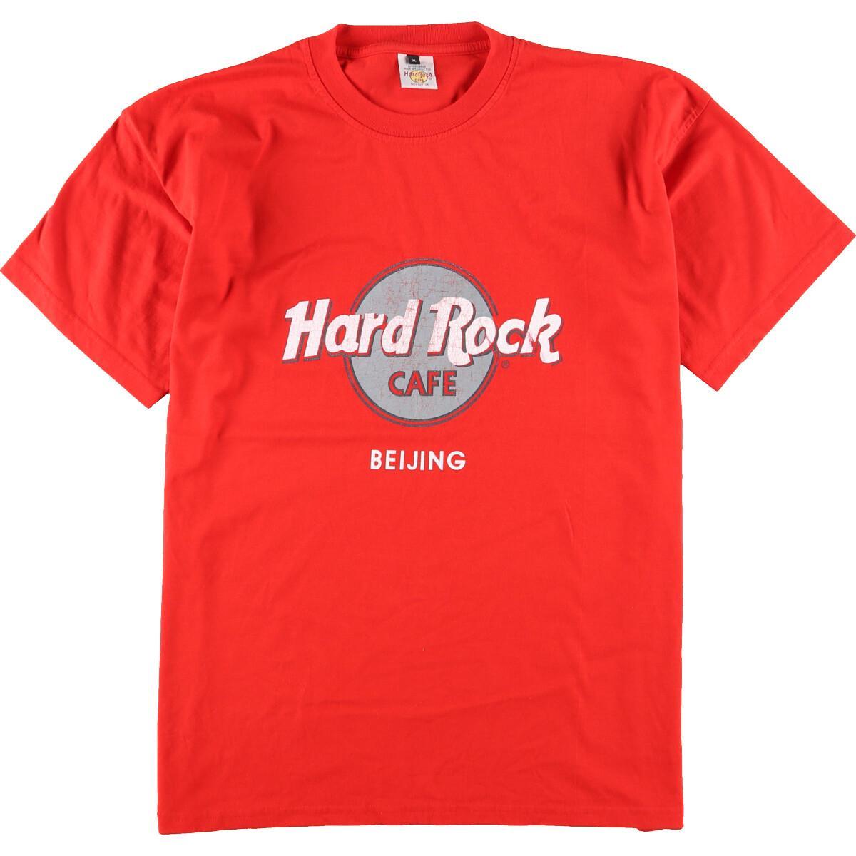 ハードロックカフェ HARD ROCK CAFE BEIJING アドバタイジングTシャツ メンズXL /eaa165731 【中古】 【210529】
