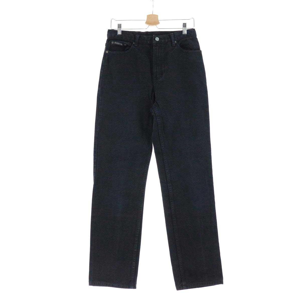 古着 カルバンクライン Calvin Klein Jeans ブラックジーンズ ストレートデニムパンツ レディースl W30 ヴィンテージ Eaa Ss2112 Hny22 Ss21 Ss26 Ss26 ストレートデニムパンツ 古着屋jam ジャム