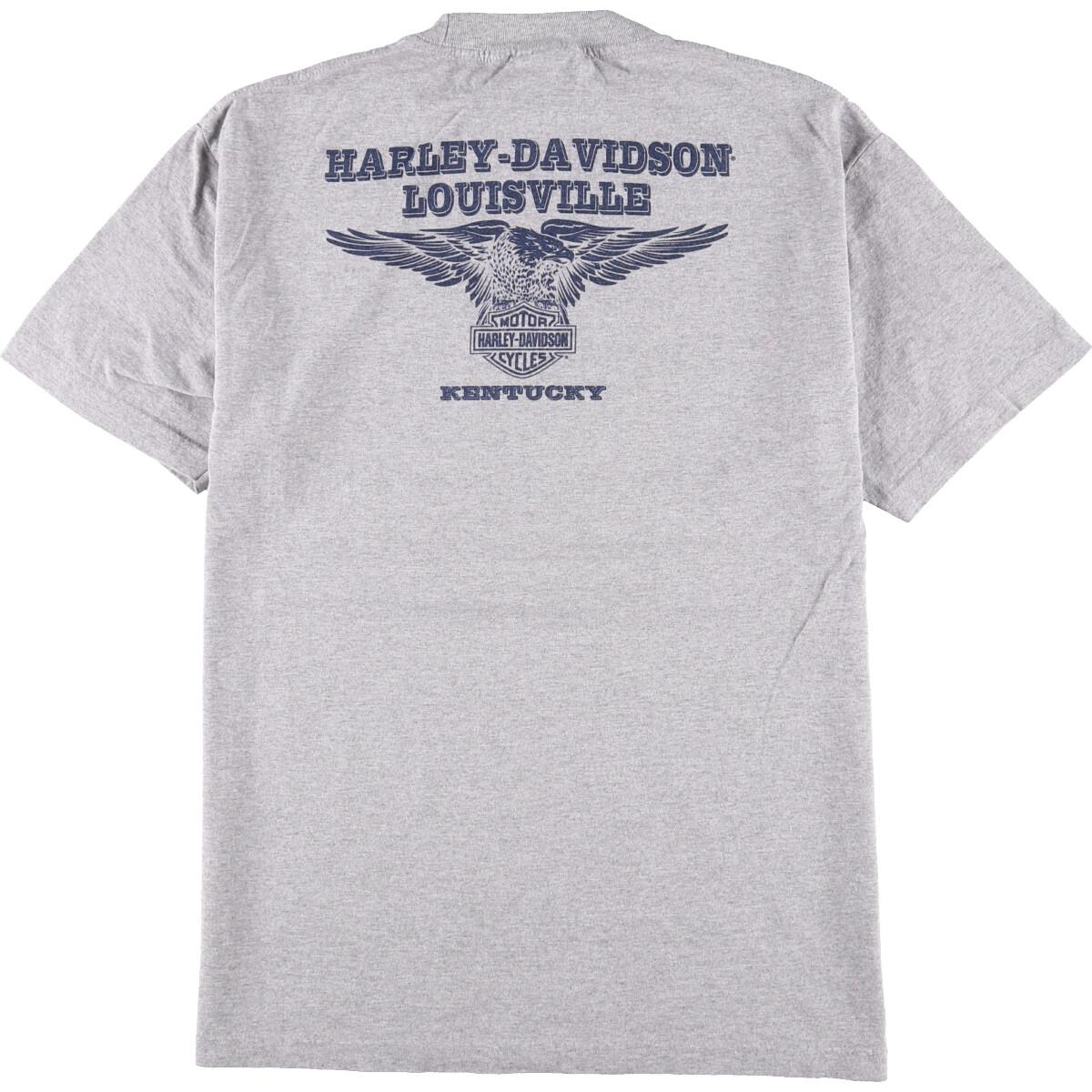 ハーレーダビッドソン Harley-Davidson モーターサイクル バイクTシャツ メンズL /eaa169358 【210610】
