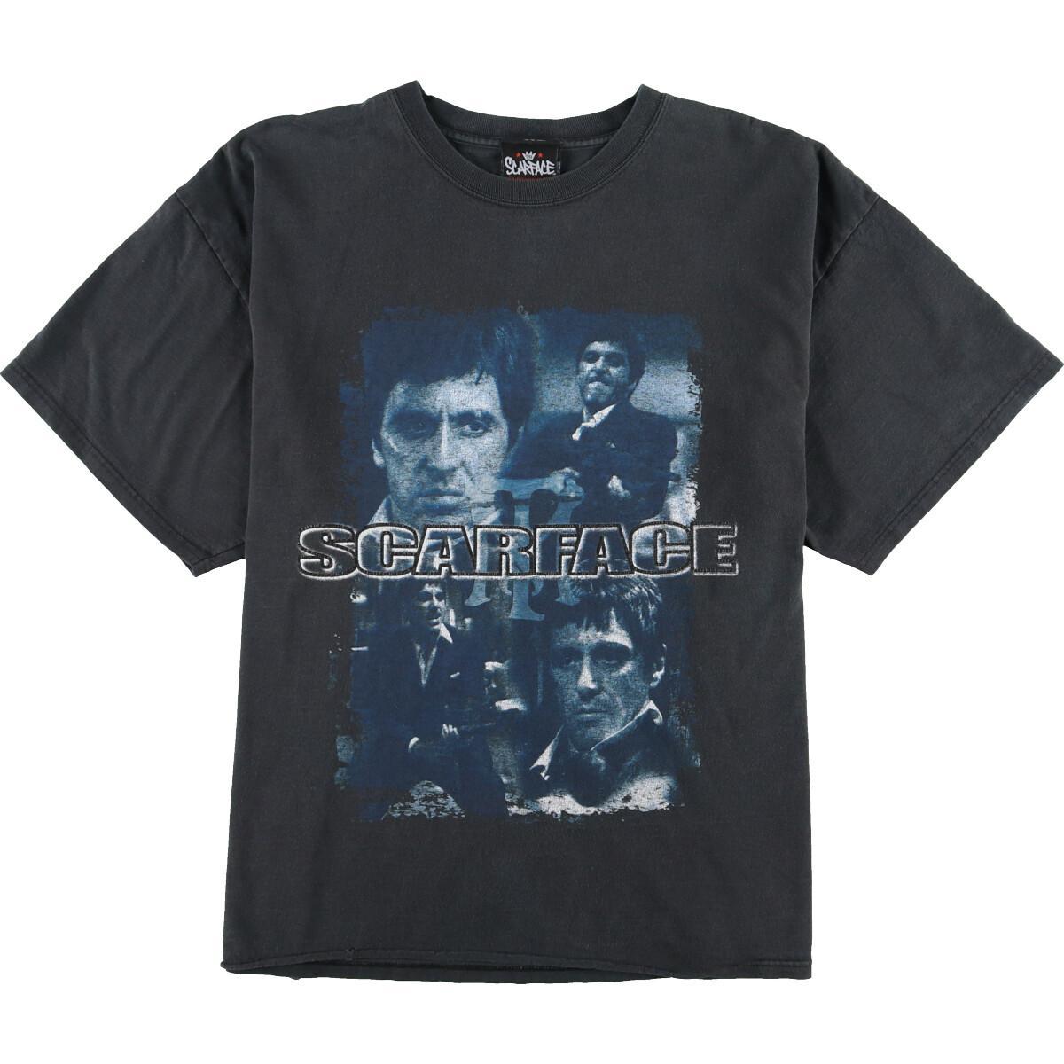 SUARFACE CLOTHING CO SCARFACE スカーフェイス 映画 ムービーTシャツ USA製 メンズXL /eaa167314 【中古】 【210614】