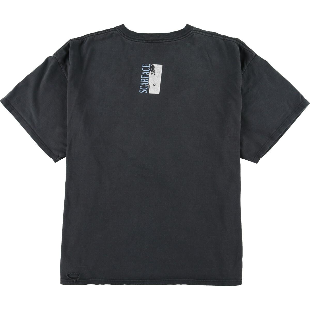 SUARFACE CLOTHING CO SCARFACE スカーフェイス 映画 ムービーTシャツ USA製 メンズXL /eaa167314 【中古】 【210614】