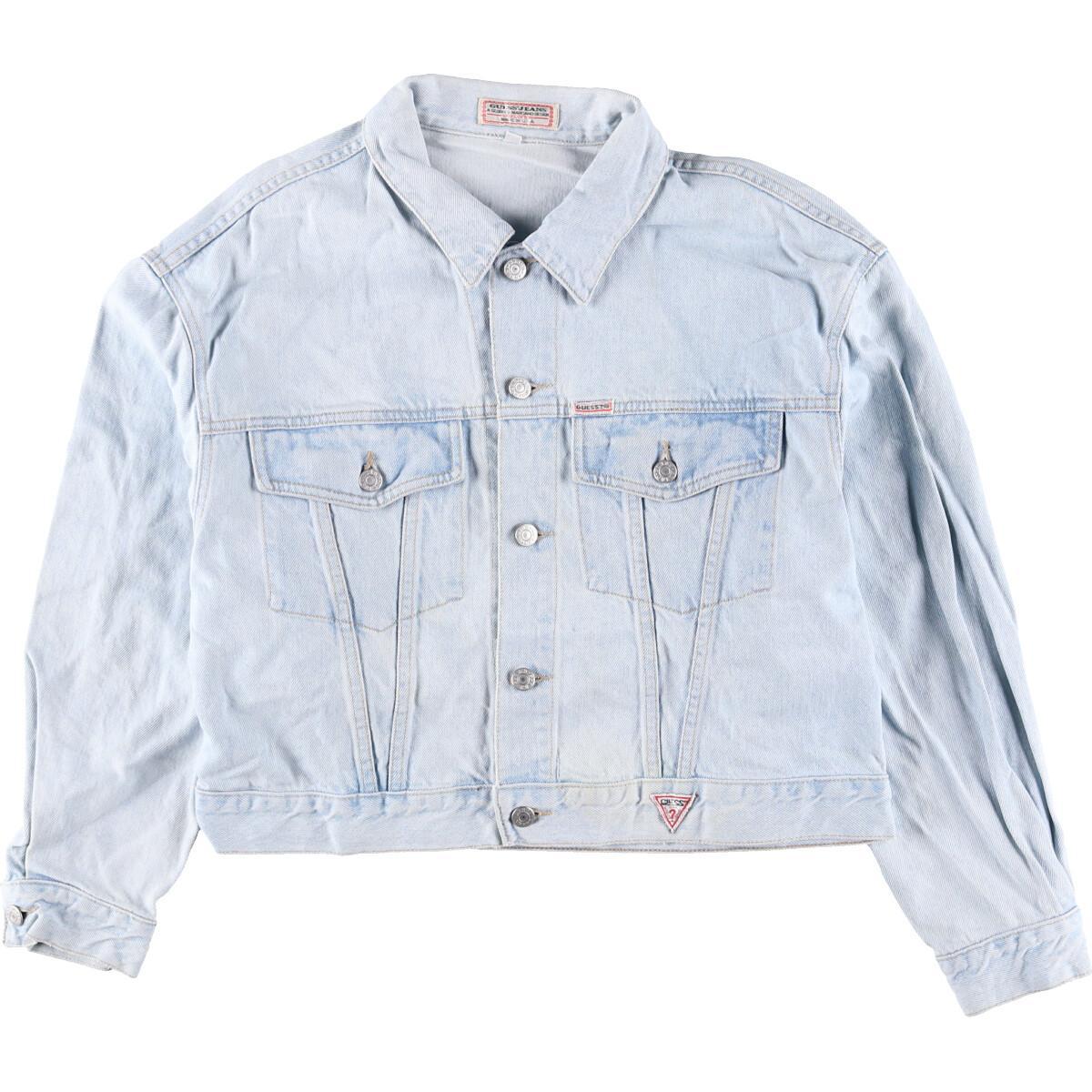 古着 90年代 ゲス Guess BY GEORGES MARCIANO デニムジャケット Gジャン USA製 メンズL ヴィンテージ /eaa169569 【211024】【HNY22】【2buy2203】のサムネイル