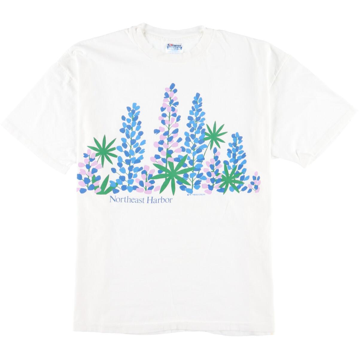 90年代 ヘインズ Hanes 花柄 プリントtシャツ Usa製 メンズxl ヴィンテージ Eaa グラフィックtシャツ 古着屋jam ジャム