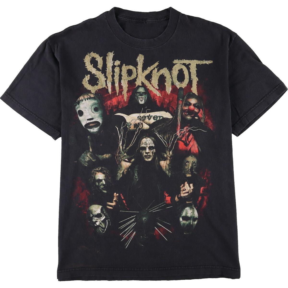 古着 Slipknot スリップノット 九芒星 バンドtシャツ メンズl Eaa 2106 Ss2109 Hny22 Ss23 バンドtシャツ 古着屋jam ジャム