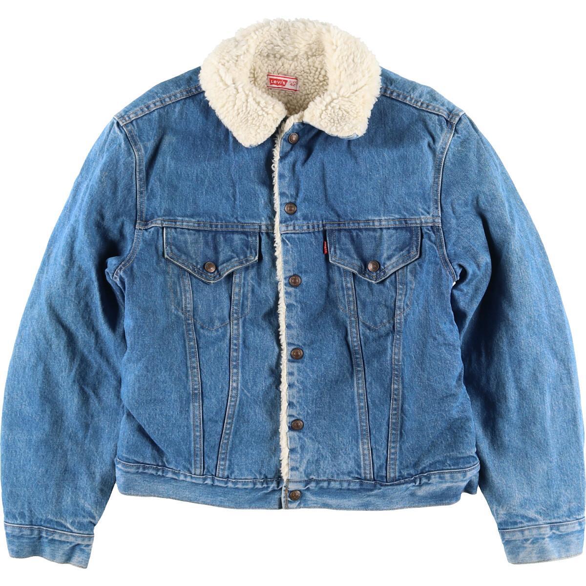激安店舗 Eaa ヴィンテージ メンズm デニムボアジャケット Levi S リーバイス 70年代 メンズm デニムボアジャケット Levi S リーバイス 70年代 ジャケット Www Affaires Sociales Gouv Cg