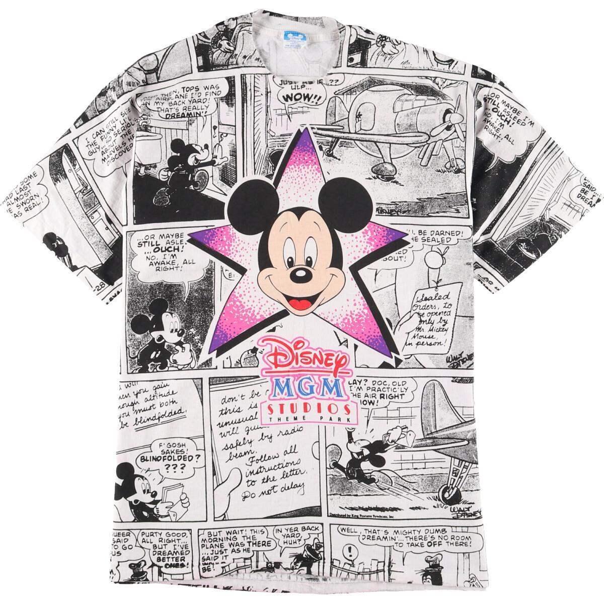 残りわずか Mgm Disney Fashions Character Disney Studios Eva フリーサイズ Usa製 キャラクタープリントtシャツ ミッキーマウス Park Theme Studios Mgm Disney Fashions Character Disney Park Theme Tシャツ カットソー Postetelecom Gouv Cg