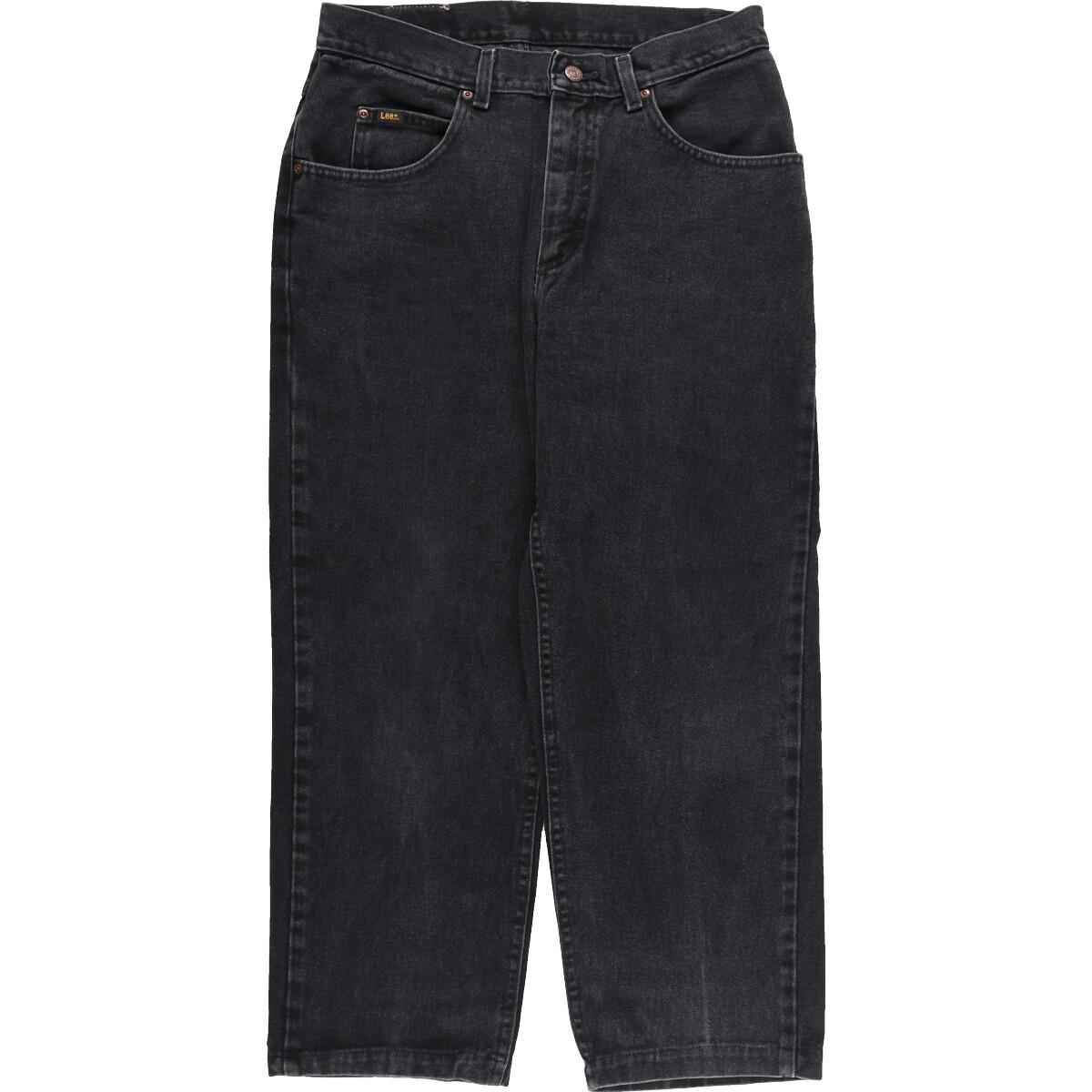 古着 リー Lee ブラックジーンズ テーパードデニムパンツ Usa製 メンズw32 Eaa Ss2112 スリム テーパードデニムパンツ 古着屋jam ジャム