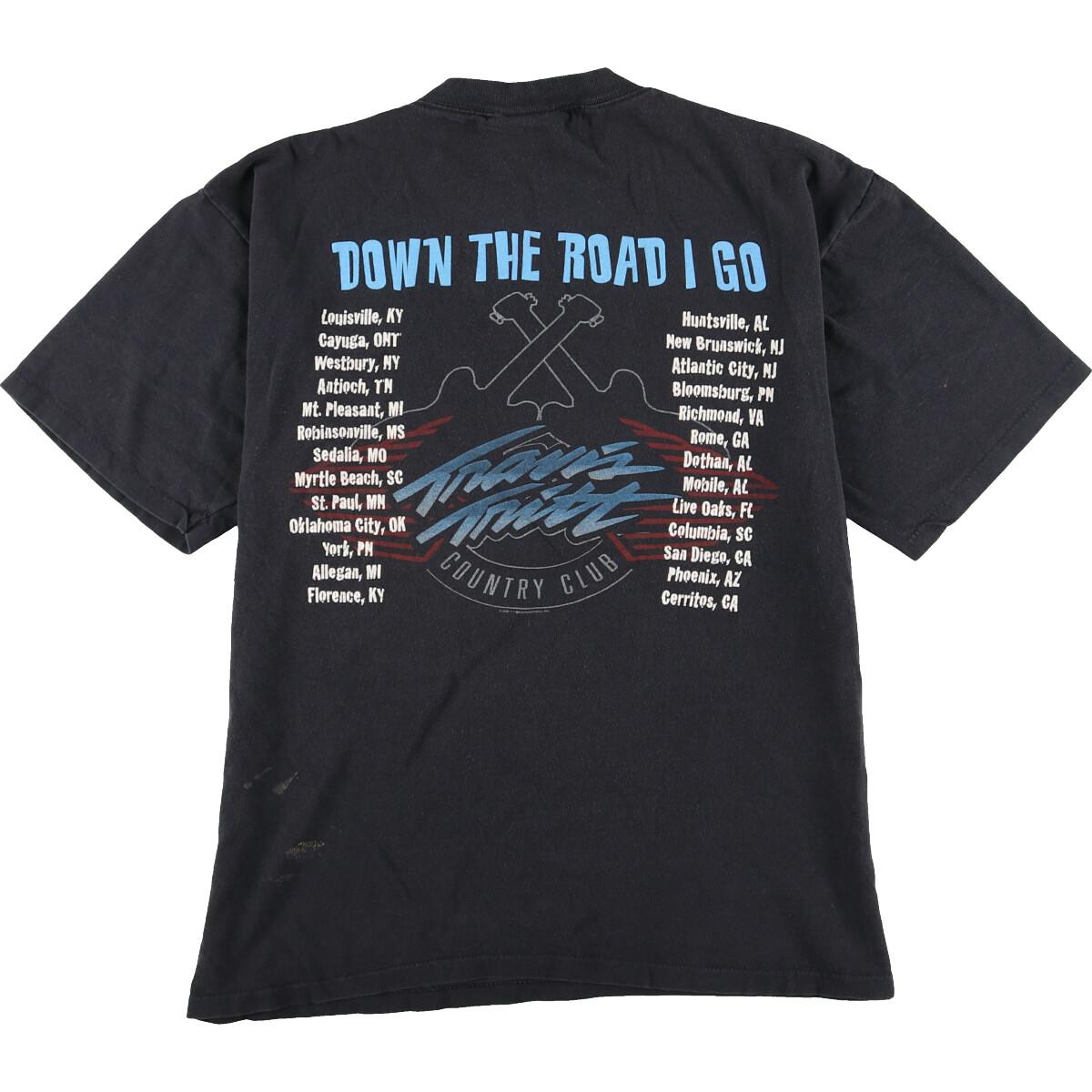 古着 All Sport Travis Tritt トラヴィス トリット DOWN THE ROAD I GO バンドTシャツ メンズL /eaa176689 【210711】【HNY22】